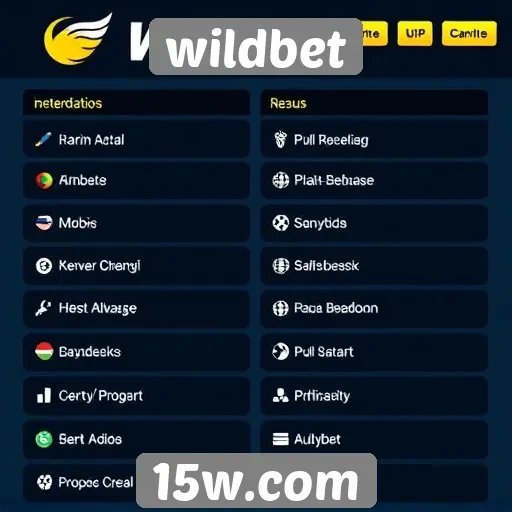 Métodos de pagamento disponíveis no Wildbet